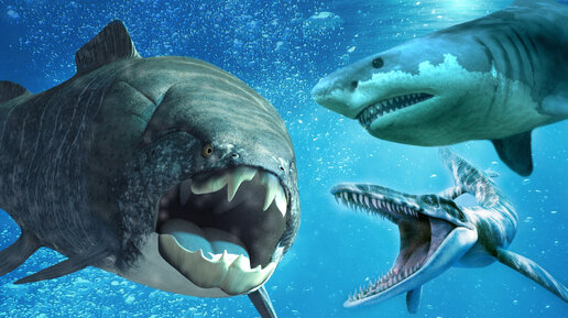 Самые опасные Доисторические Хищники океана
