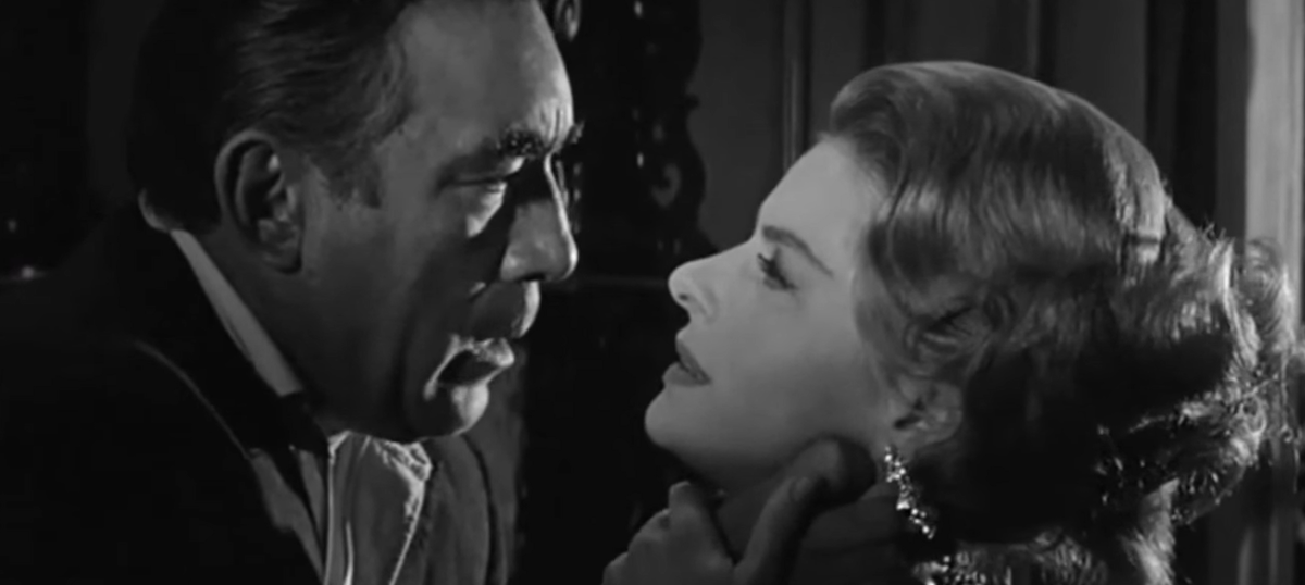 Ингрид Бергман и Энтони Куинн в фильме по пьесе Дюрренматта "Визит"