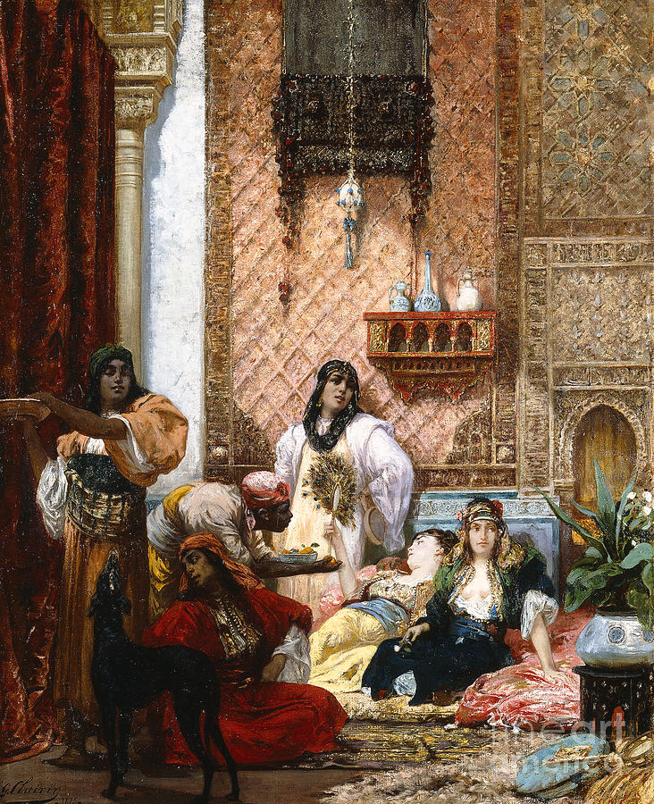 Фаворитки султана, 1875 г. Жорж Клерен