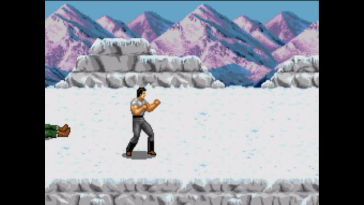 Super Nintendo (Snes) 16-bit Cliffhanger stage 5