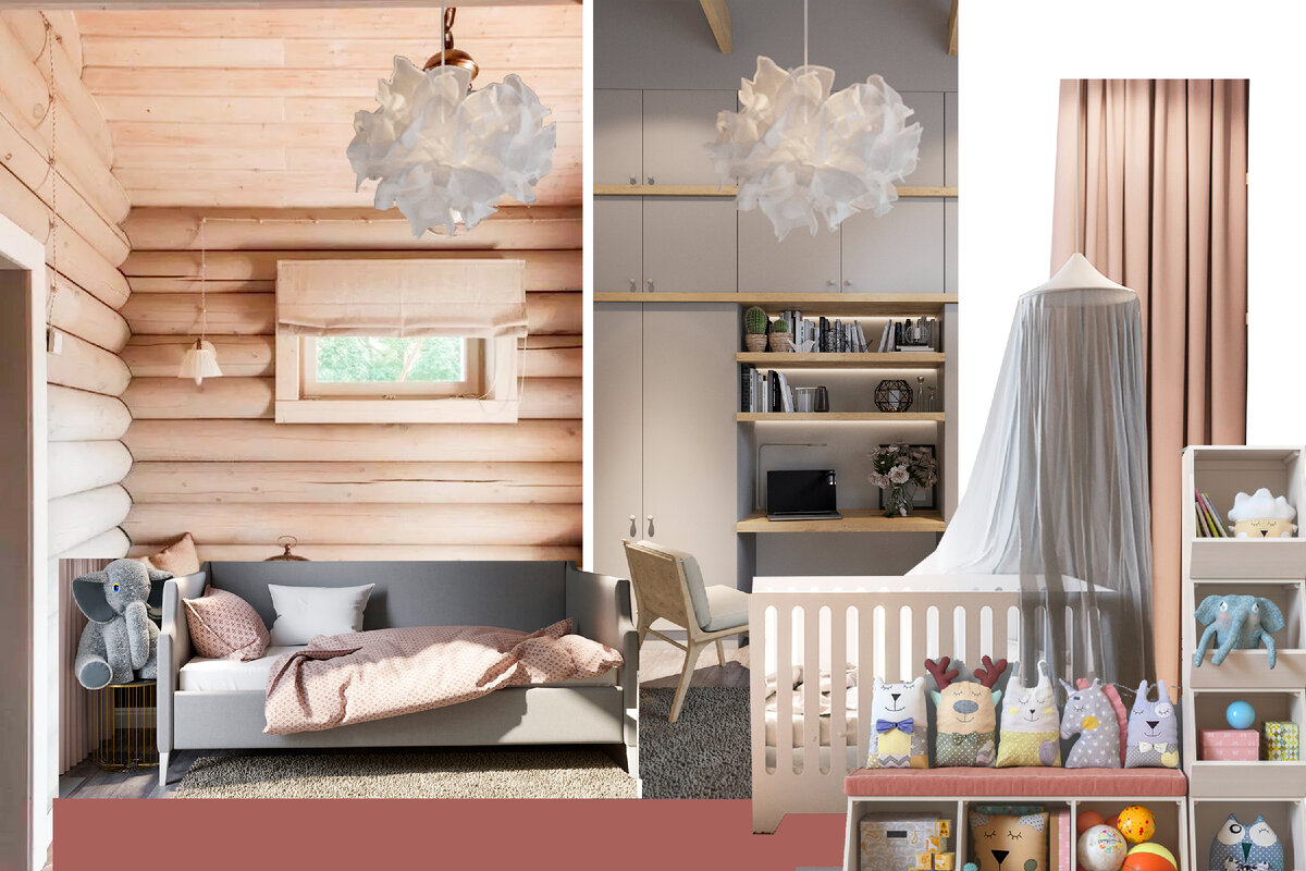 Пример мудбора детской.