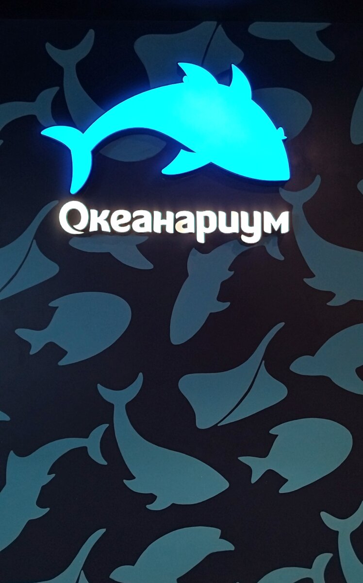 ТЦ РИО. Вывеска океанариума. 