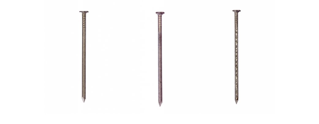 Виды накатки гвоздя для пневматического пистолета