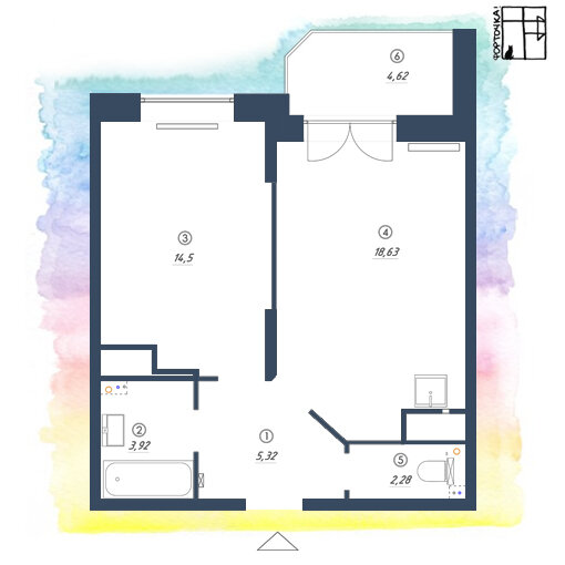 Исходная планировка