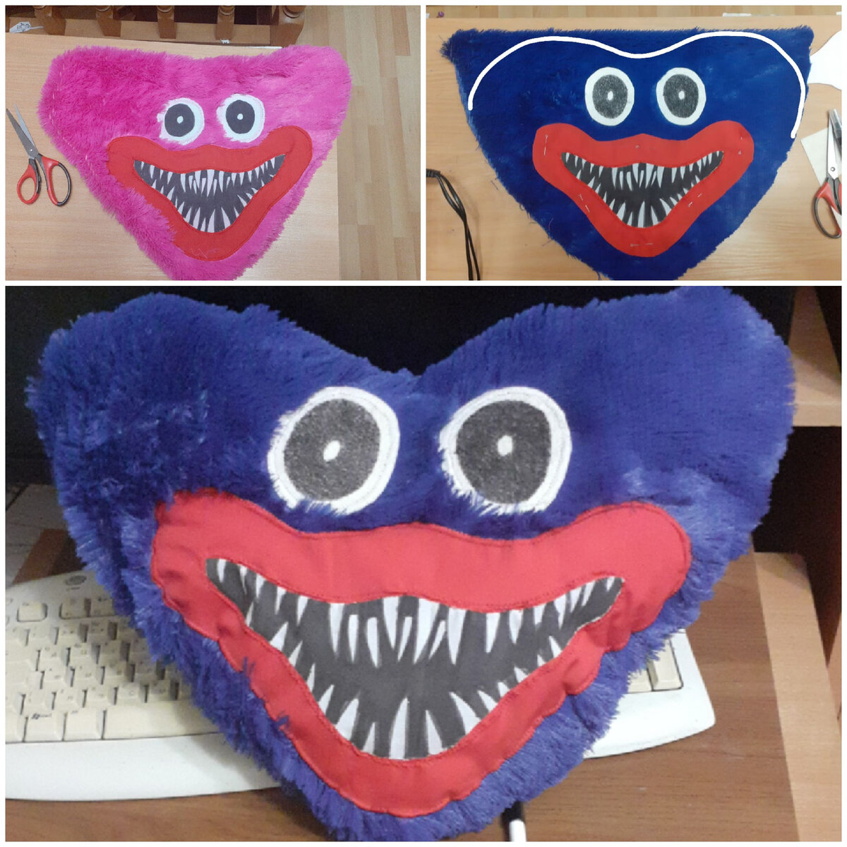 Подушки для внуков шила с большим удовольствием по их заказу.