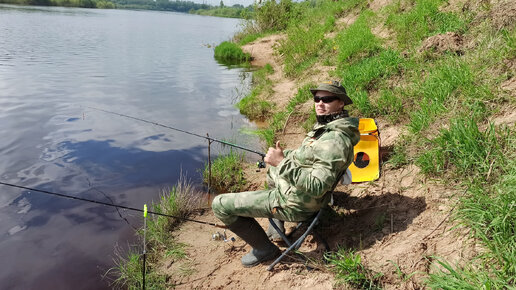 Сырть. Рыбалка на реке Луга.