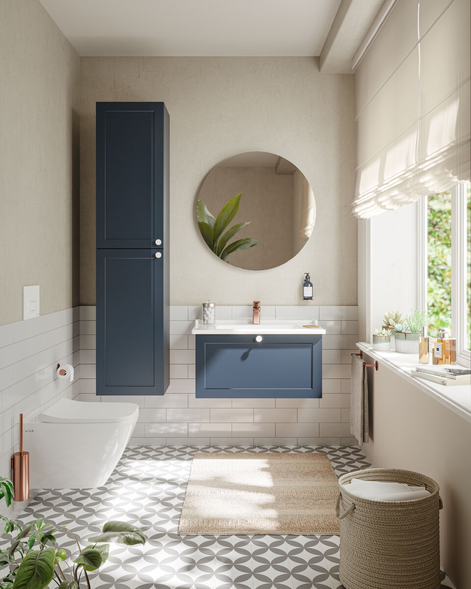 Наполнение санузла от компании VitrA, коллекция Root Classic Bathrooms