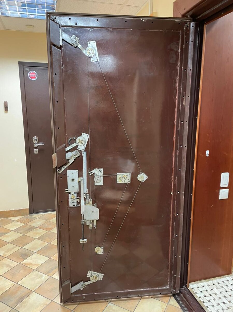 Редкая конструкция входной двери