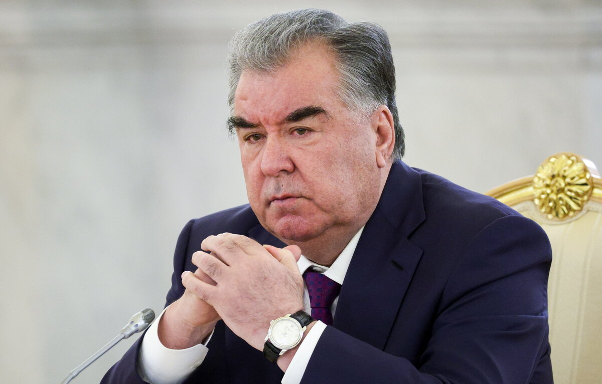    Президент Таджикистана Эмомали Рахмон  Сергей Бобылев/ТАСС