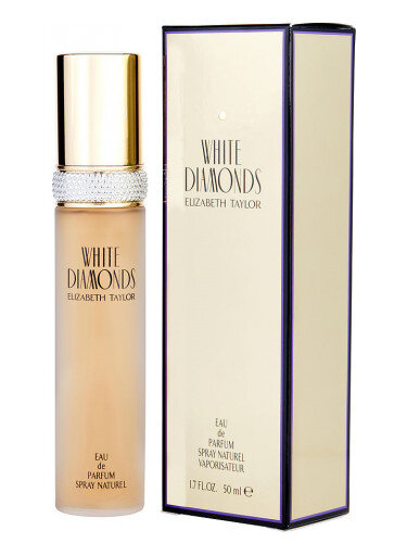 White Diamonds Eau de Parfum Elizabeth Taylor — это аромат для женщин, он принадлежит к группе цветочные. White Diamonds Eau de Parfum выпущен в 1991 году. Парфюмер: Carlos Benaim. Верхние ноты: Лилия, Нероли и Бергамот; средние ноты: Роза, Нарцисс, Иланг-иланг, Египетская тубероза, Жасмин и Фиалка; базовые ноты: Сандал, Дубовый мох, Мускус, Пачули и Амбра.