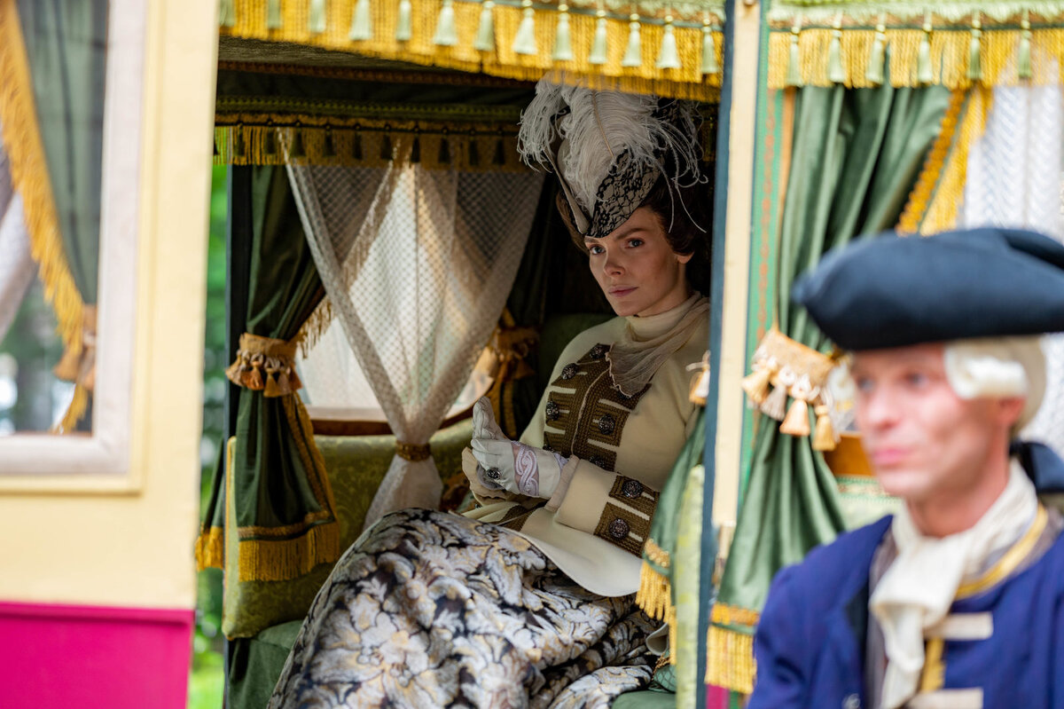    Елизавета Боярская исполнила роль Екатерины IIФото со съемочной площадки