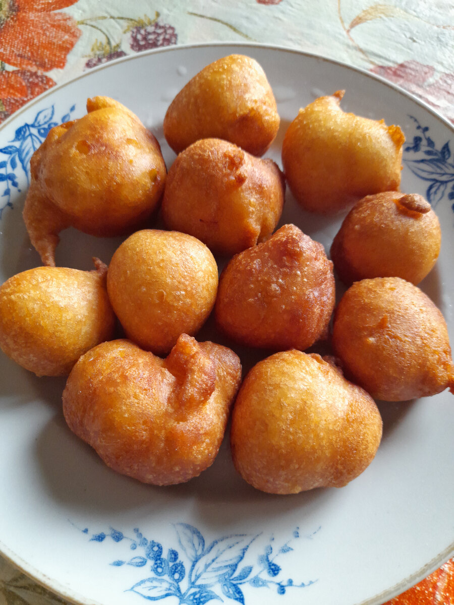 Шарики из теста