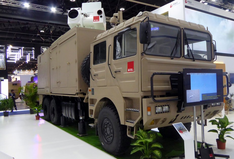 Со техники. IDEX Army 2019. Лазерное оружие. Laser Wave Defense Systems. Laser head Hunt China.