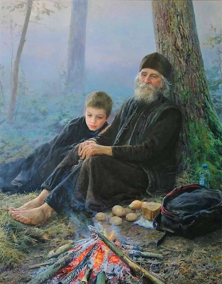 Держите для вдохновения картину  липецкого художника Владимира Давыденко. Его работы называют "замершей на секунду жизнью».