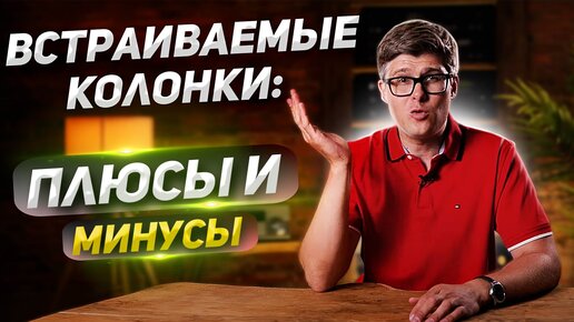 Встраиваемые колонки: плюсы и минусы | Что такое встраиваемая колонка