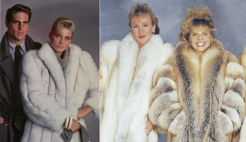 Меховая мода 1980-х годов. https://ru.pinterest.com/