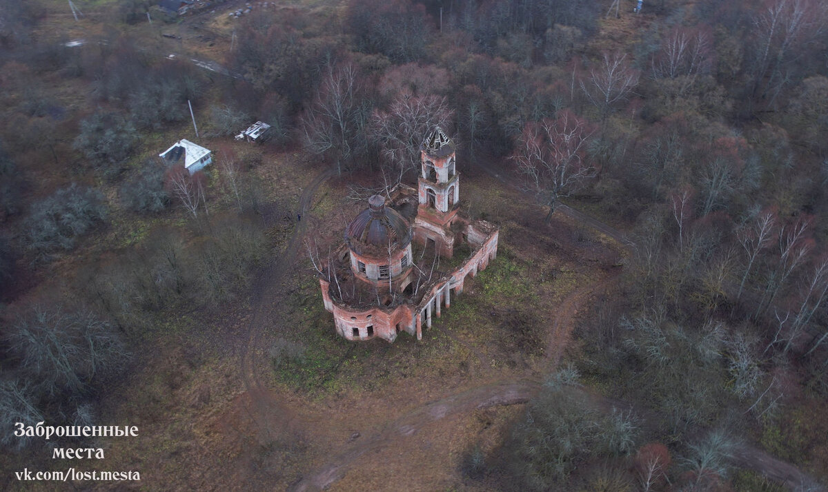 Церковь Николая Чудотворца в Башмаковке. Ноябрь 2022г. Фото автора.