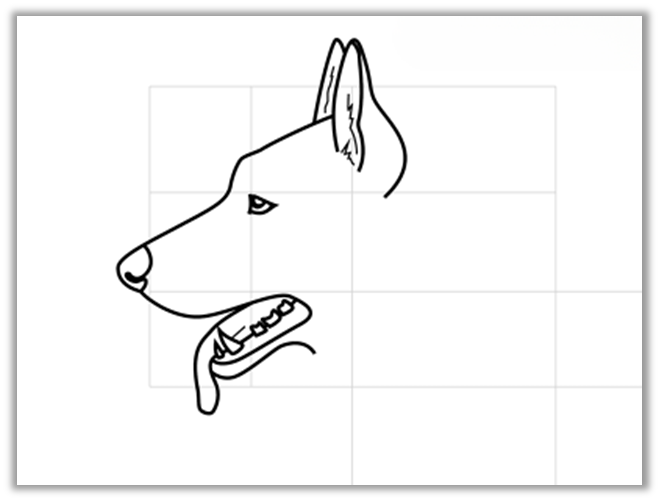 Как рисовать собаку? Рисунок немецкой овчарки карандашом.