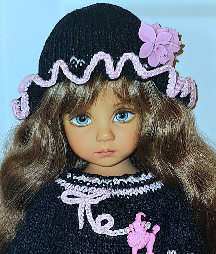 BJD Little Darling росписи Ли Анн Карпентер, обновленная версия куклы с нарисованными глазами и ресницами. Коллекция и Аутфит автора. 