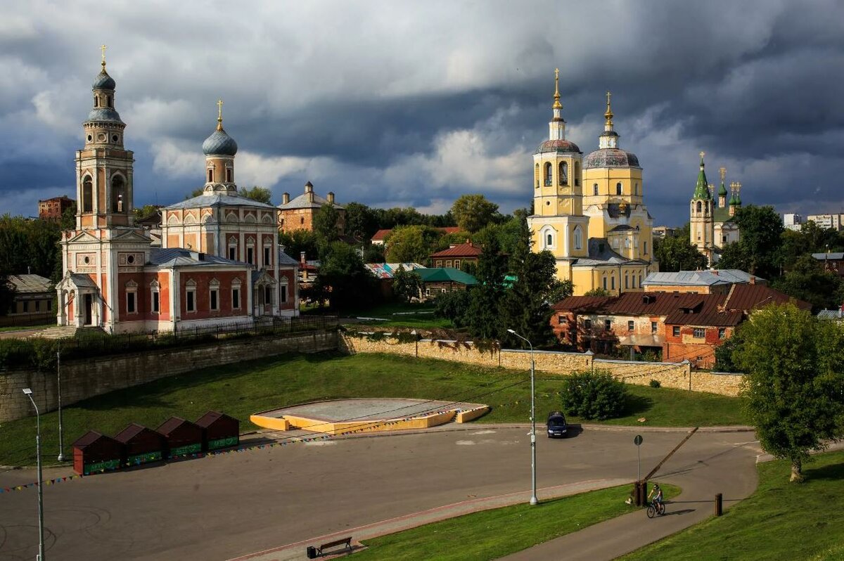 Серпухов. Карта города с достопримечательностями, гостиницами, кафе и ресторанами