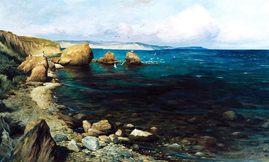 Аксенюк Юрий, У моря. Крым, 2004 