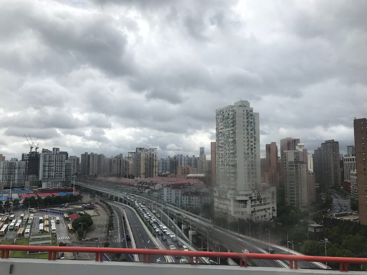 Многоуровневые дороги. Шанхай.