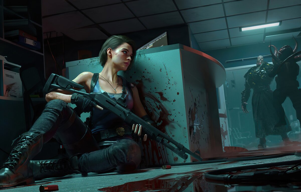 От такого чудовища, лучше спрятаться 