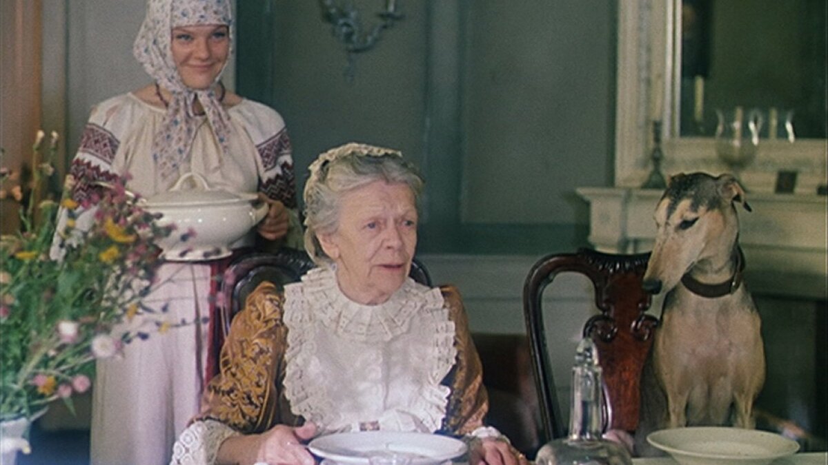 Борзая в фильме "Формула любви"