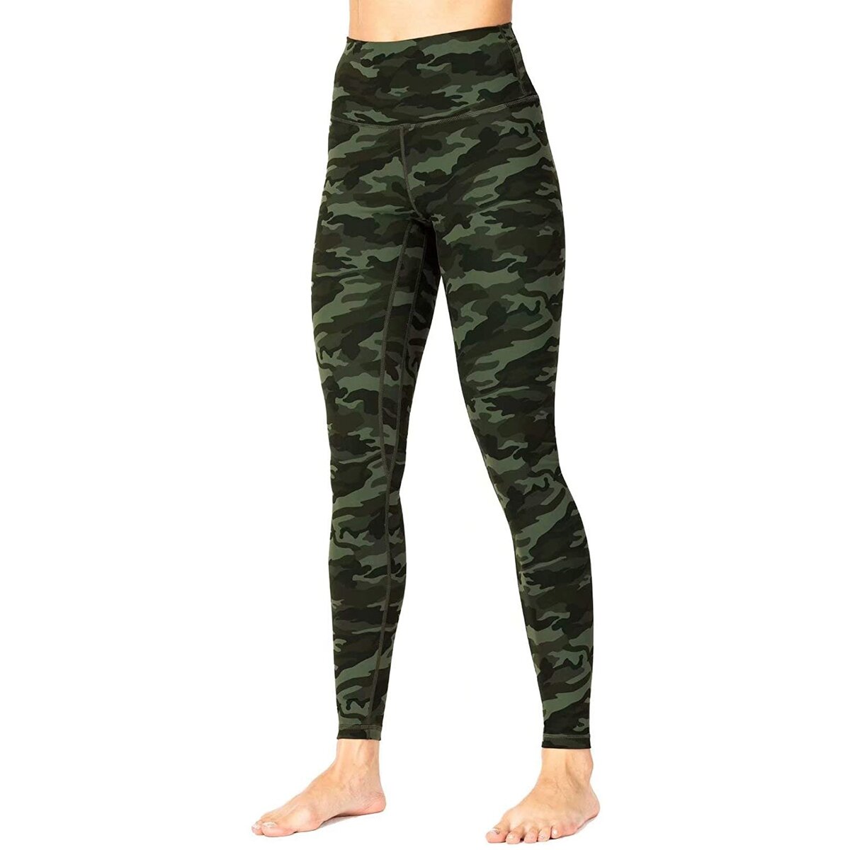 Синие камуфляжные лосины