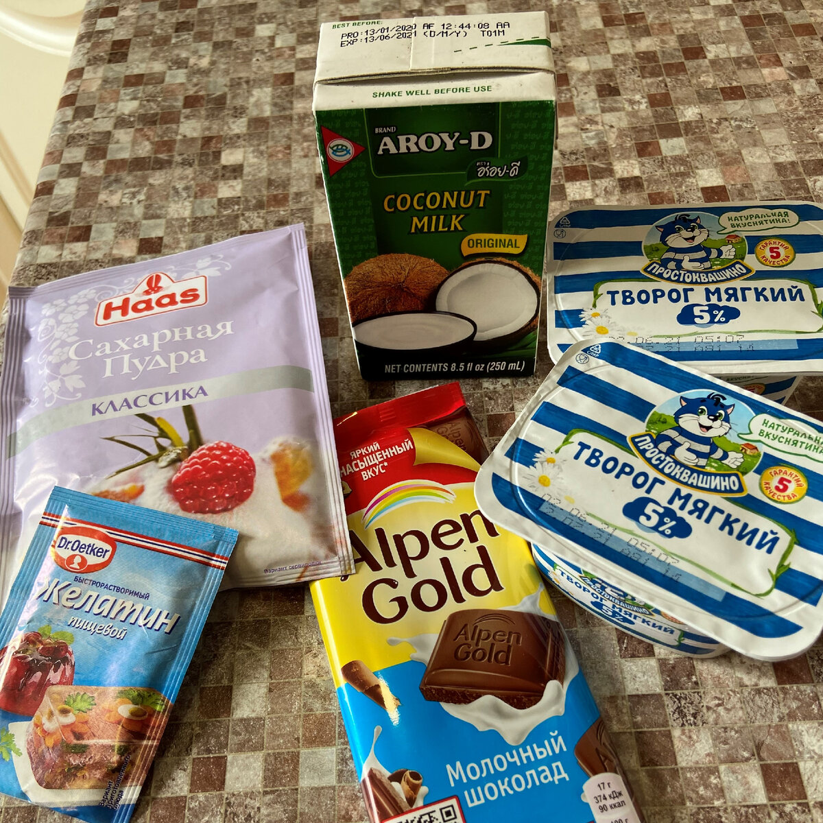 Продукты для десерта