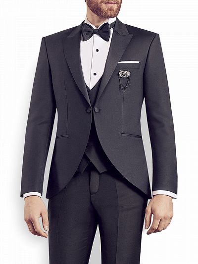 Черный костюм Бенинго  от магазина Manzetti