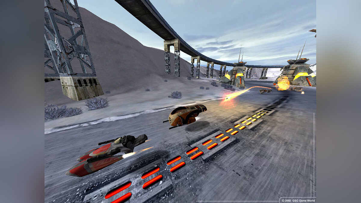 Hover Ace — гоночная игра GSC с элементами экшена, позиционируемая авторами как духовный наследник DeathTrack