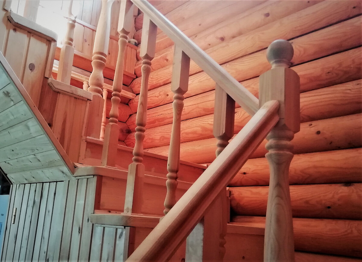 Деревянная лестница своими руками - Строительство саун и бань