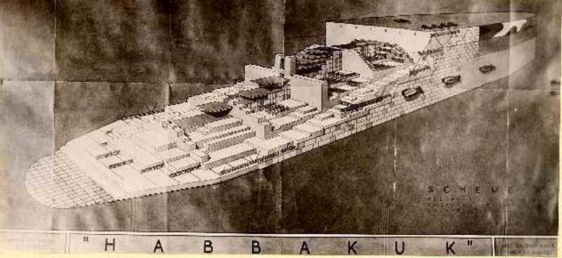 Макет ледяного авианосца "Аввакум"