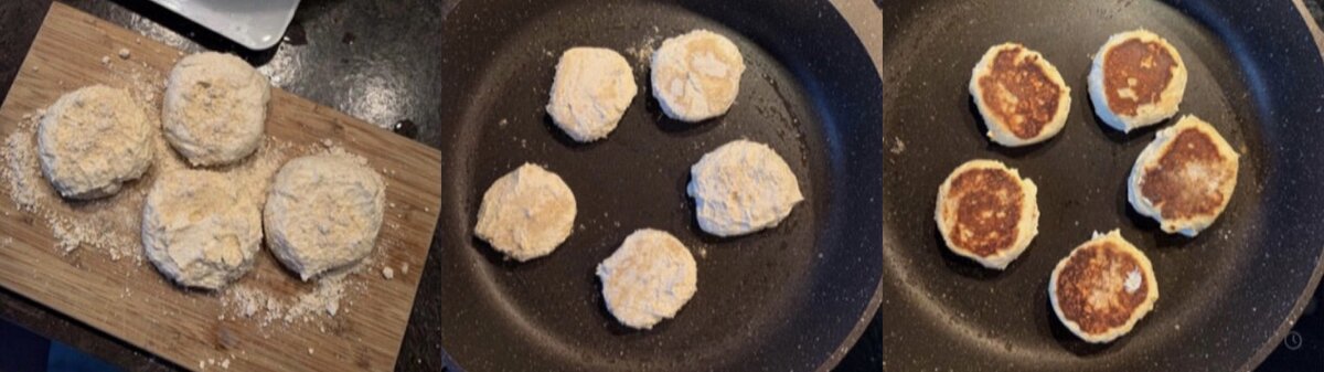 жарим сырнички