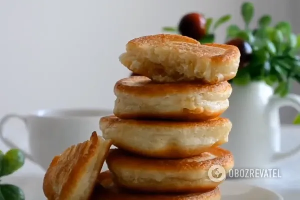 Оладьи на дрожжах 