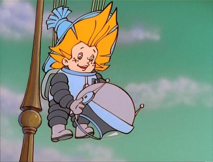 Привет лунатикам! Кадр из мультфильма «Незнайка на Луне».