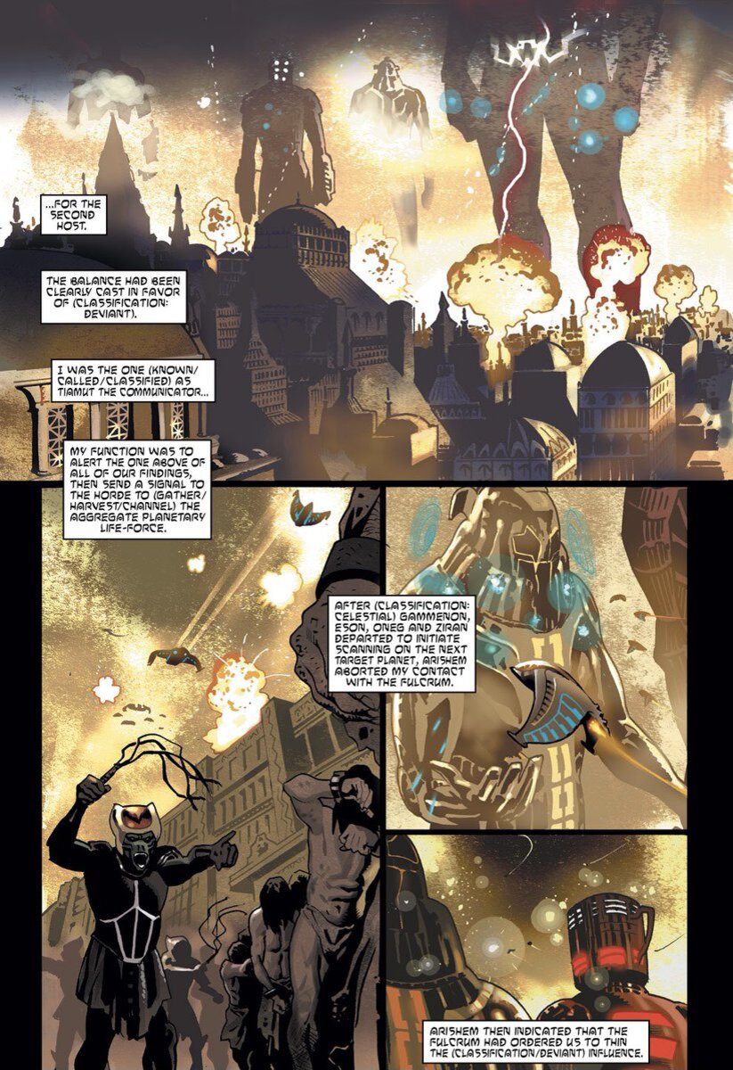 Целестиалы из Марвел уничтожают Девиантов