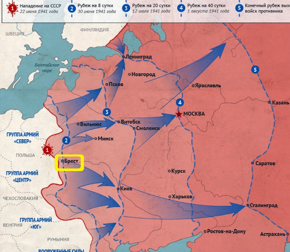 По плану барбаросса казань входила в зону