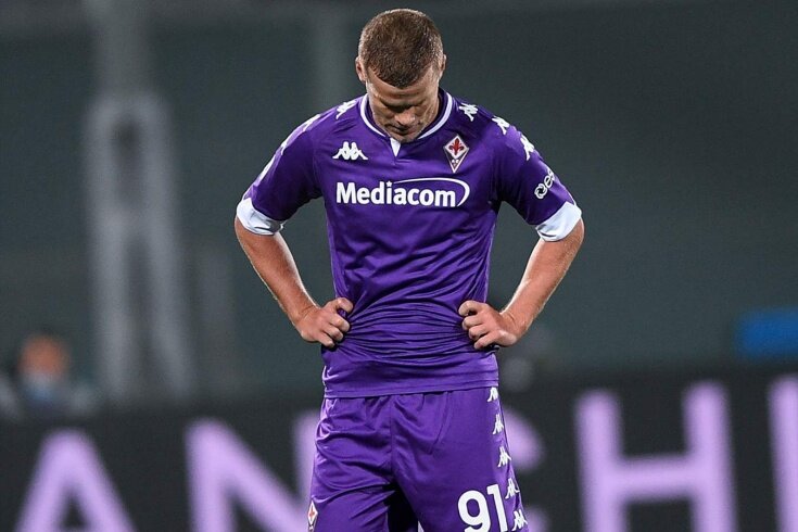 Нападающий "Фиорентины" Александр Кокорин. Фото - ФК "Фиорентина".