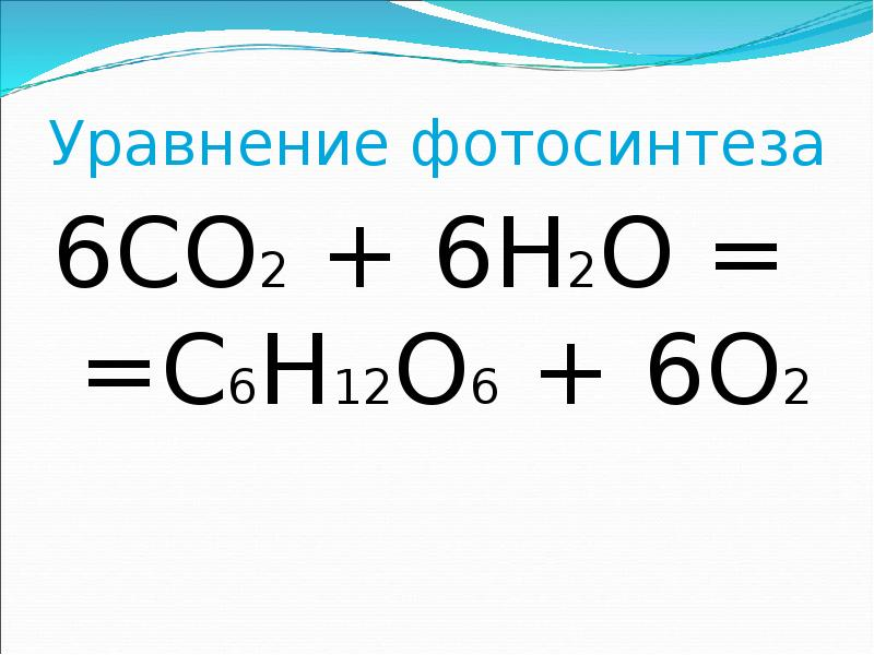 6 химические реакции формулы. Химическая реакция фотосинтеза формула. Процесс фотосинтеза химическое уравнение. Фотосинтез формула реакции. Уравненная реакция фотосинтеза.
