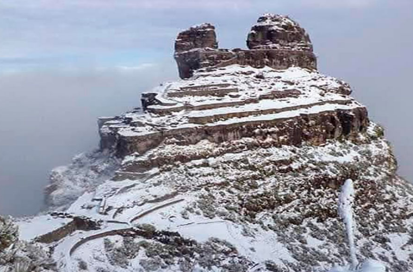 Фотография археологического комплекса Вакрапукара, регион Куско