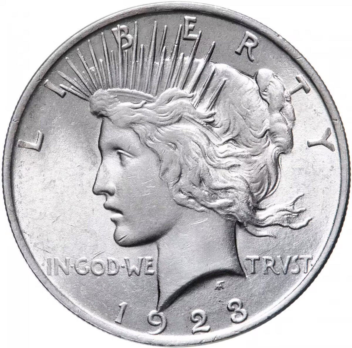 Монета выполнена из высокопробного серебра (900-я проба). 