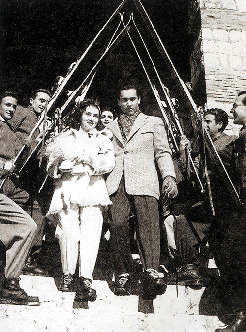 Невероятная красавица Джина Лоллобриджида в возрасте двадцати двух лет в 1949 году вышла замуж за врача Милко Скофича.-2
