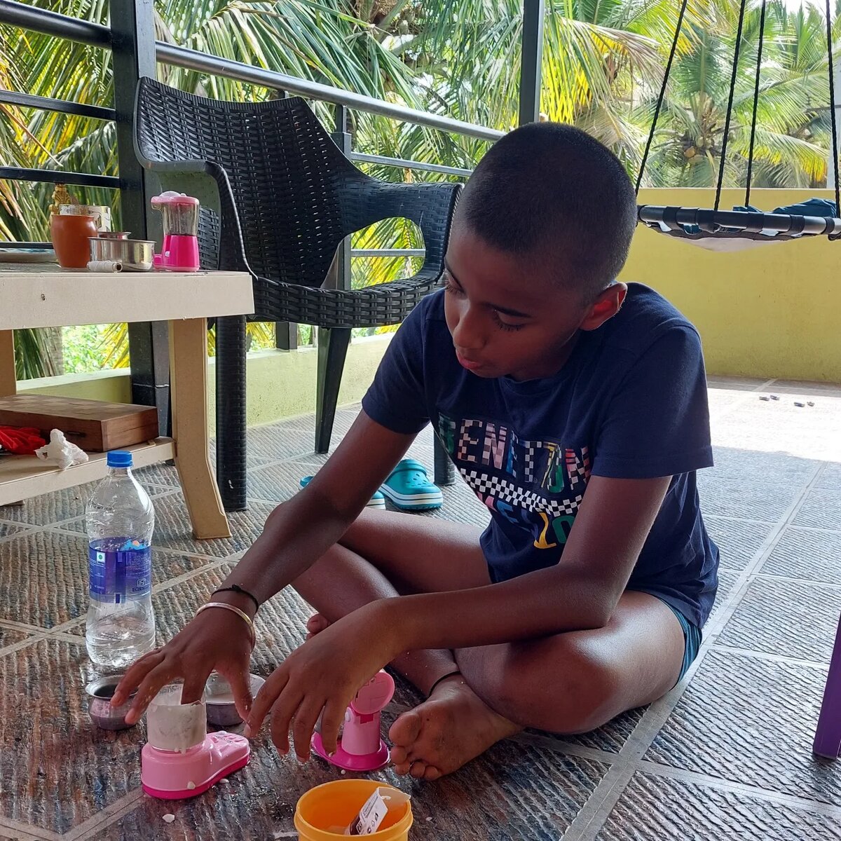 Это Бхагаван, ему через месяц исполнится 10 лет