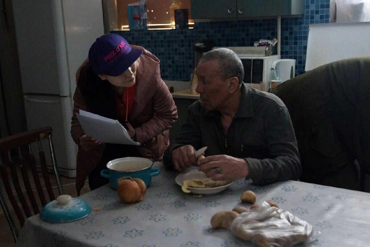 Кадр со съемок фильма 