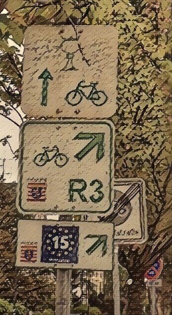 #На велосипедах вдоль Рейна