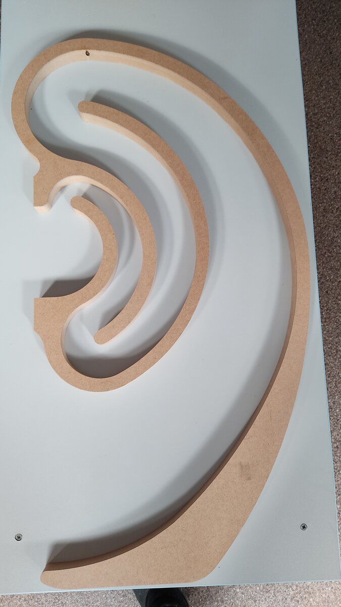 Вырезали первый слой