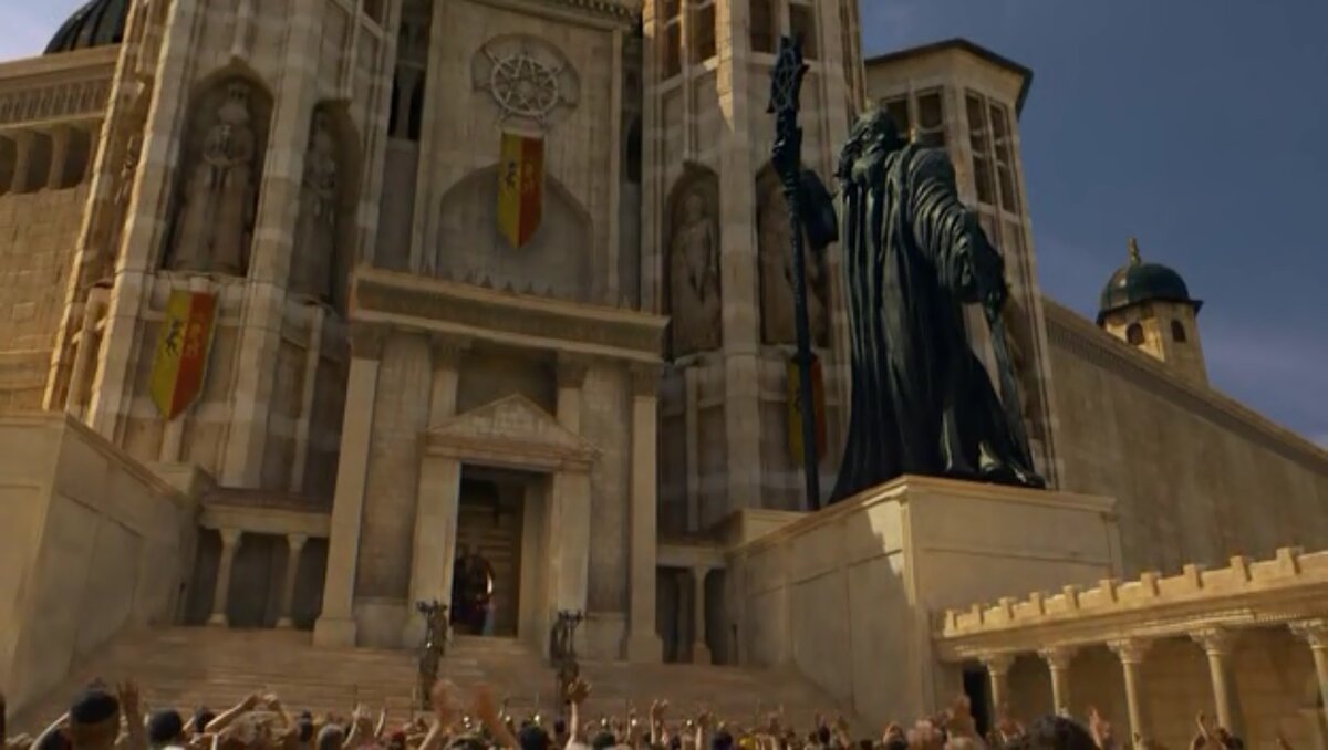 Великая септа Бейлора Благословенного. Кадр из игры престолов, HBO