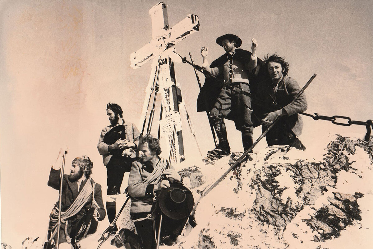 На вершине Гроссглокнер (Австрия) 